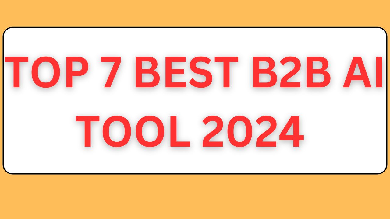 B2B AI tools of 2024