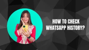 WhatsApp chat history